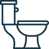 Ícone de serviço de desentupimento de vaso sanitário